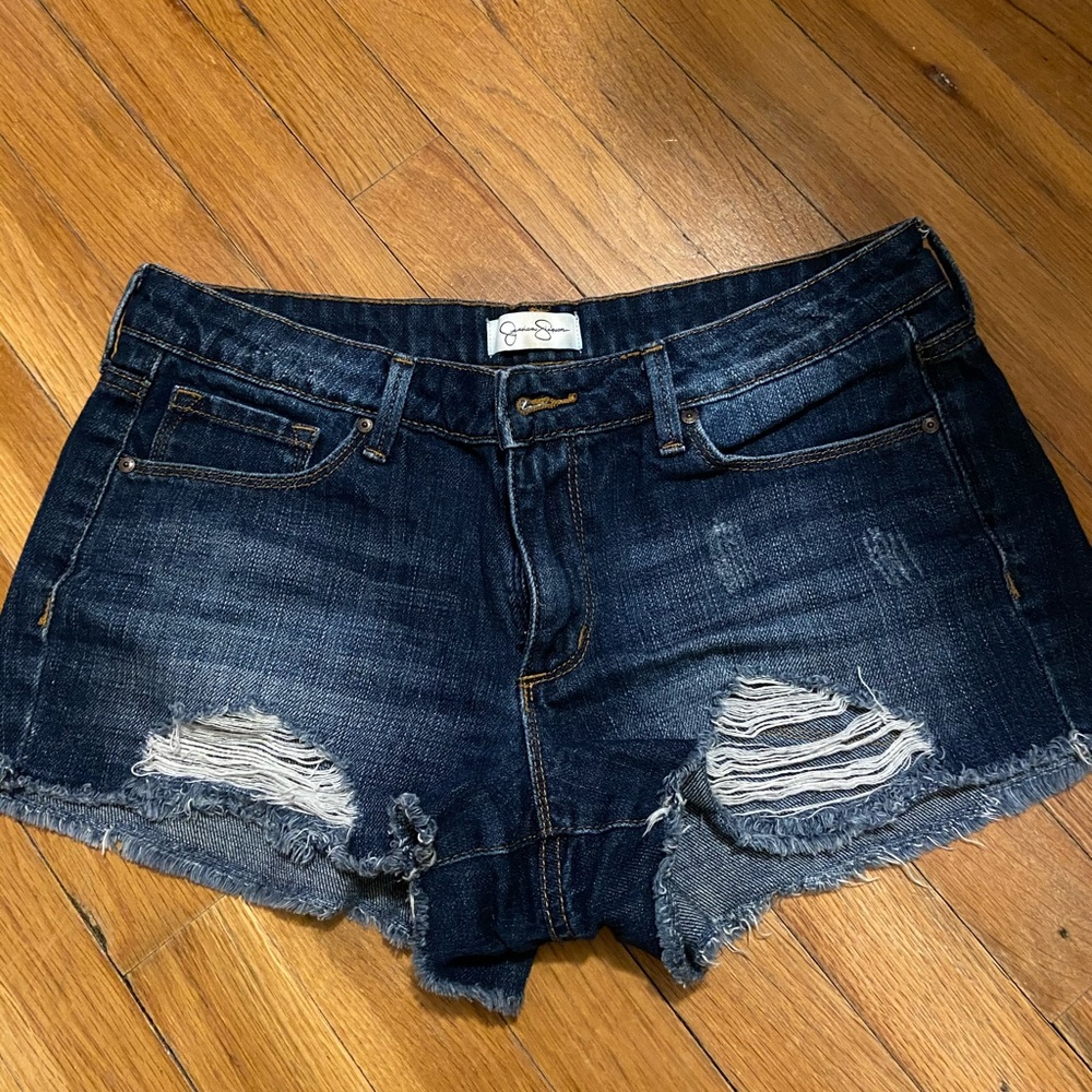 Denim shorts